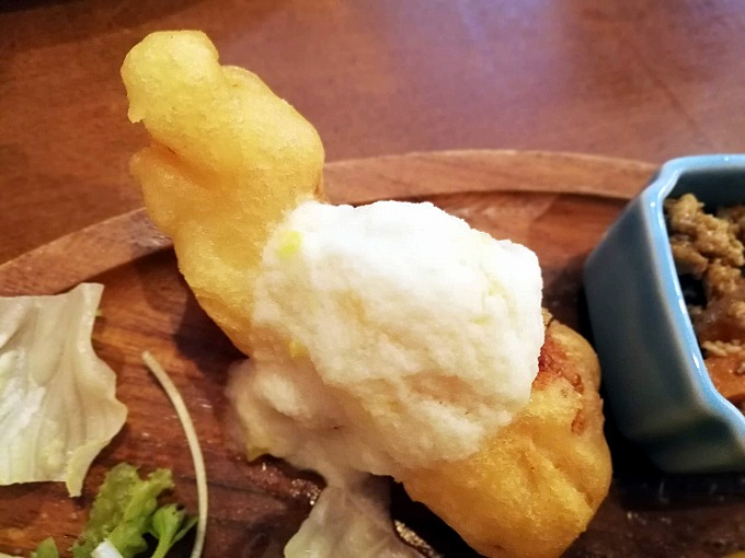 白身魚の柚子おろしソース