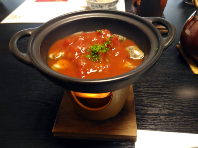 アサリのトマト鍋