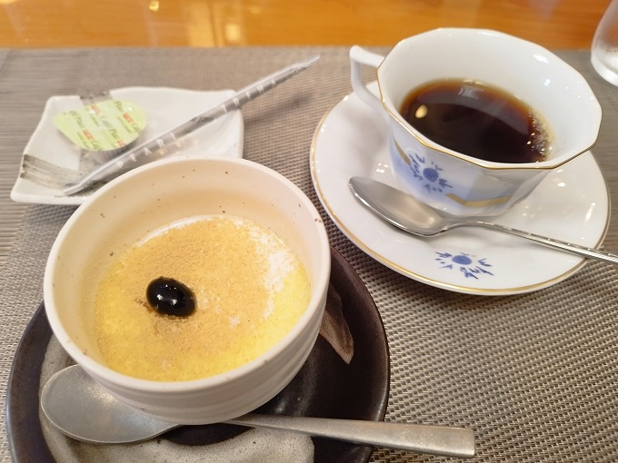 塩ぷりん＆コーヒー